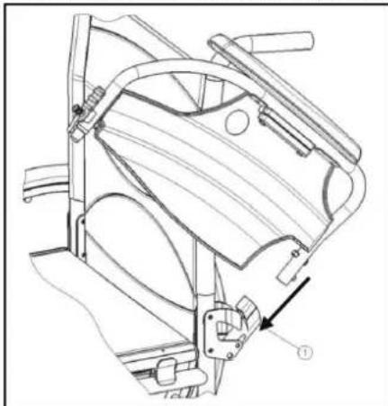 Vermeiren V200 XL - Montaje y desmontaje de los soportes de brazos - 1