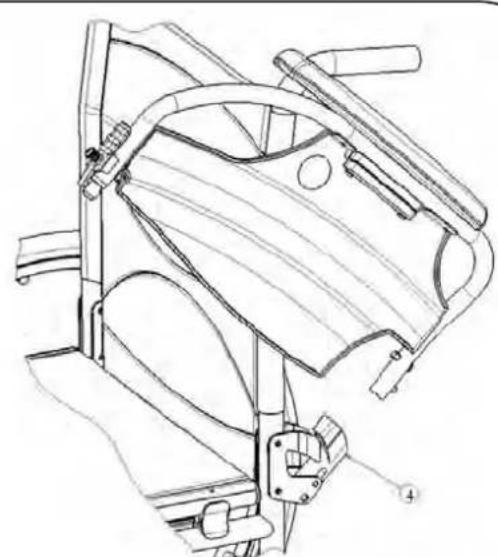 Vermeiren V100 - Mounting or removing of arm supports - 6