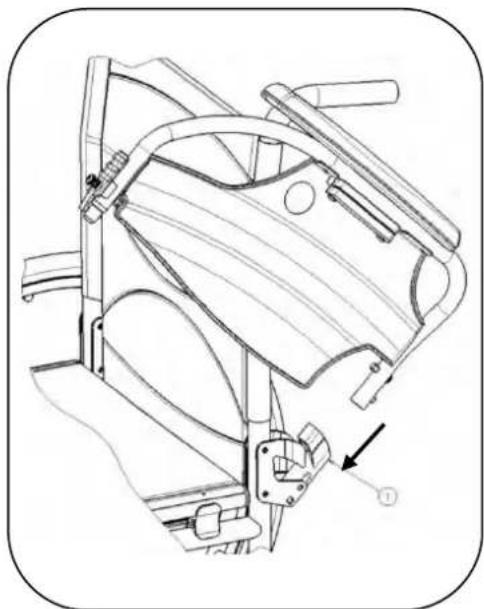 Vermeiren V100 - Mounting or removing of arm supports - 2