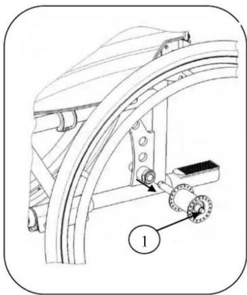Vermeiren V100 - Retrait des roues - 1