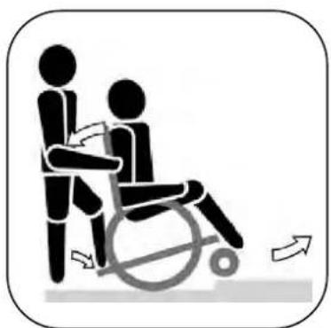 Vermeiren V100 - Moving up steps or kerbs - 1