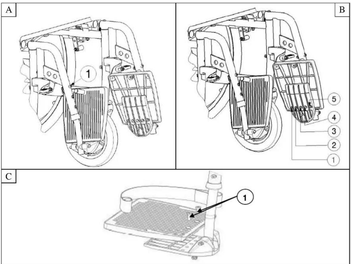 Vermeiren Jazz 30 - Length of the footrests - 1