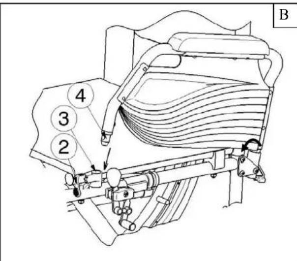 Vermeiren Eclips plus - Mounting or removing of arm supports - 2