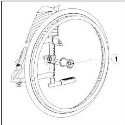 Vermeiren Eclips plus - Mounting the rear wheels - 1