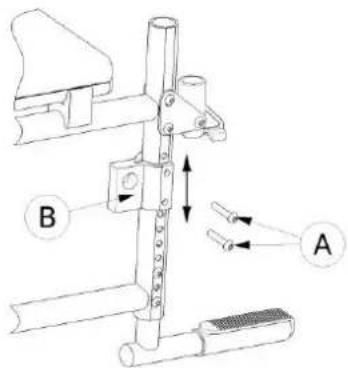 Vermeiren Eclips plus - Adjusting the seat height and seat angle - 4