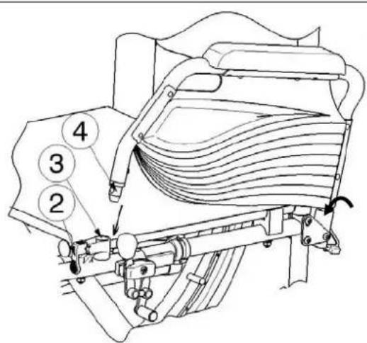 Vermeiren Eclips plus AD - Mounting or removing of arm supports - 2