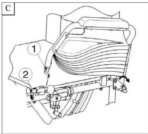 Vermeiren Eclips plus AD - Mounting or removing of arm supports - 3