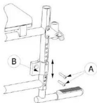 Vermeiren Eclips plus AD - Adjusting the seat height and seat angle - 8