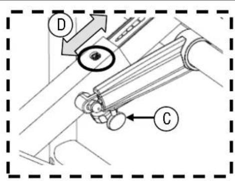Vermeiren Eclips plus AD - Réglage de la largeur de l'assise - 2