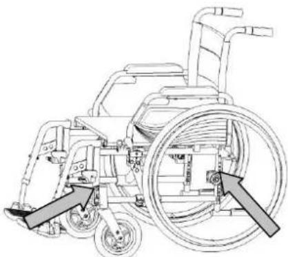 Vermeiren Eclips plus AD - Use of the wheelchair as seat in a motor vehicle - 3