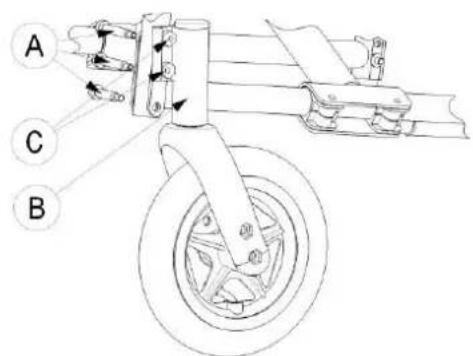 Vermeiren Eclips plus 30 - Adjusting the seat height and seat angle - 3