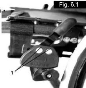 Quickie Argon - Dispositivos de bloqueio das rodas (Fig. 6.0 - 6.2) - 2