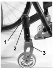 Quickie Argon - Regolazione dell'allineamento delle ruote (Fig. 6.13 - 6.15) - 1