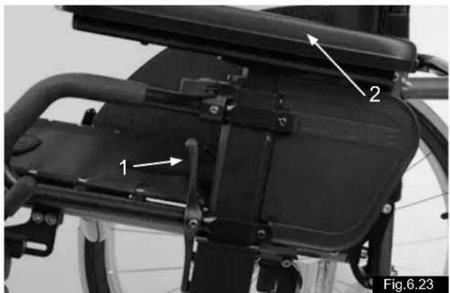 Quickie Argon - Quickie – height adjustable armrest - 1