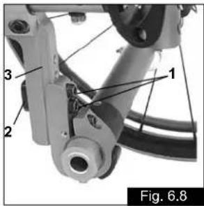 Quickie Argon - Ajuste de la altura del asiento (Fig. 6.8) - 1