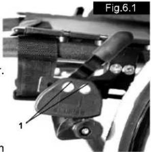 Quickie Argon - Wheel Locks (Fig. 6.0 - 6.2) - 2