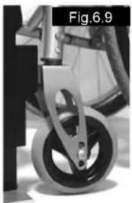 Quickie Argon - Adjusting the castor (Fig.6.9 - 6.10) - 1