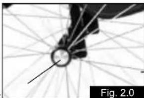 Quickie Argon - Ejes de desmontaje rápido para ruedas traseras (Fig. 2.0) - 1