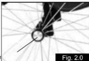 Quickie Argon - Asse ad estrazione rapida delle ruote posteriori (Fig. 2.0) - 1