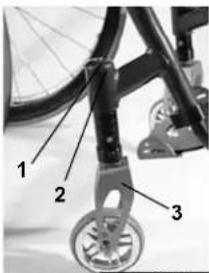 Quickie Argon - Réglage de l'alignement des roues (Fig. 6.13 - 6.15) - 1