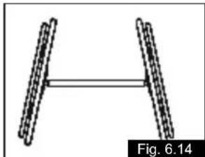 Quickie Argon - Ajuste de altura delantera del asiento (Armazón ajustable, Fig. 6.11) - 1