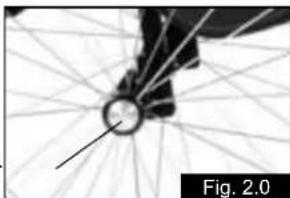 Quickie Argon - Axes à déverrouillage rapide des roues arrière (Fig. 2.0) - 1