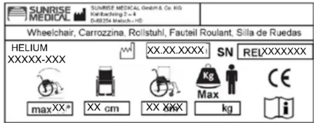 Quickie Helium - Placa de Identificación - 2