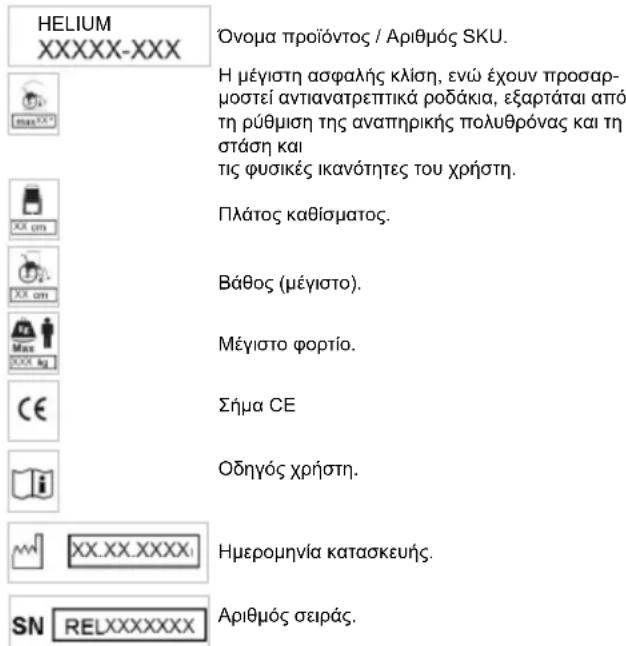 Quickie Helium - Πινακίδα ονομαστικών τιμών - 3