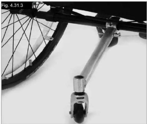 Quickie Helium Pro - Antivuelco activo para deportes - 3