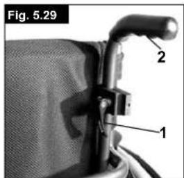 Quickie Helium 2013 - Height-adjustable push handles - 1