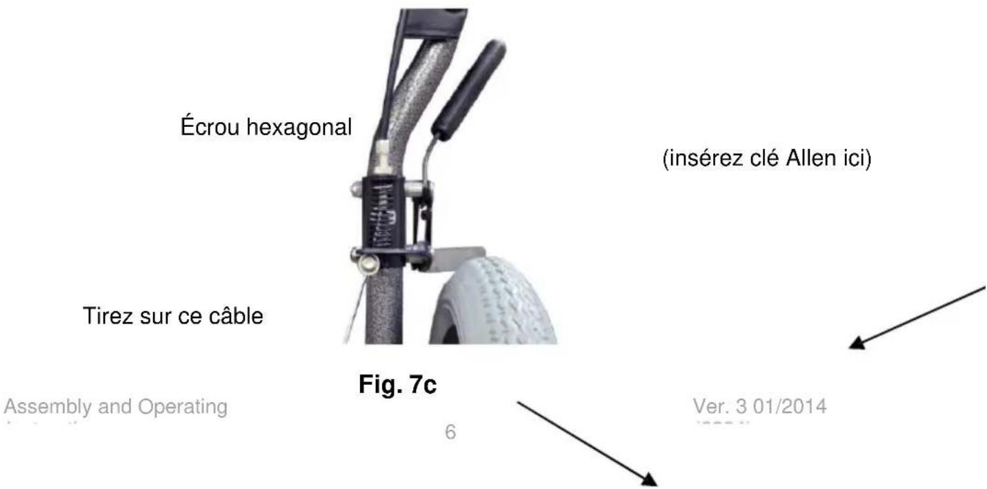 Aidapt VA170 - RéGLAGE DU FREIN - 1