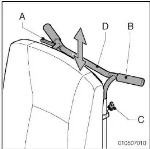 Handicare Ibis - Seat tilt adjustment - 3