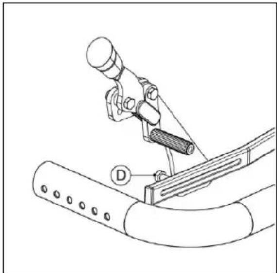 Handicare Ibis - Seat tilt adjustment - 2