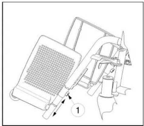 Vermeiren 708D - Length of the footrests - 2