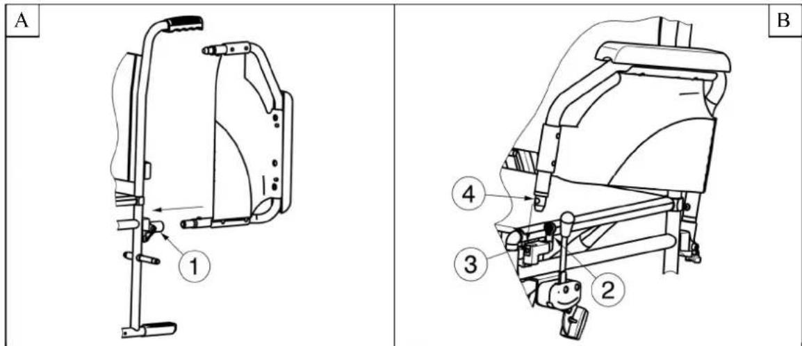 Vermeiren 708D - Montáž a demontáž loketnich opěrek - 1