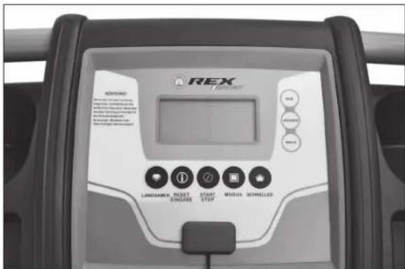 REX TX600 - FUNCTIONS VAN DE KNOPPEN - 1