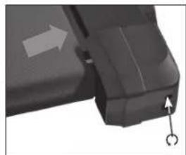 REX TX600 - Tensioning the walking belt: - 3