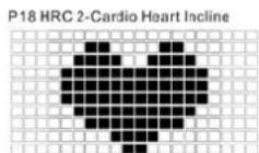 TUNTURI Run 3.0 - P18 HRC2 - CARDIO HEART PROGRAM (INCLINE) : - 1