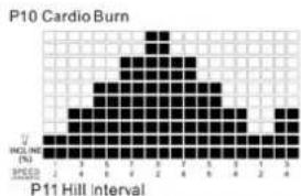 TUNTURI Run 3.0 - P10-P12 SPEED &amp; ELEVATION COMBINATION PROGRAMS: - 1