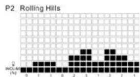 TUNTURI Run 3.0 - P2-P5 INCLINE PROGRAMS : - 1