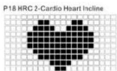 TUNTURI Run 3.0 - P18 HRC2 - CARDIO HEART PROGRAM (INCLINE) : - 1