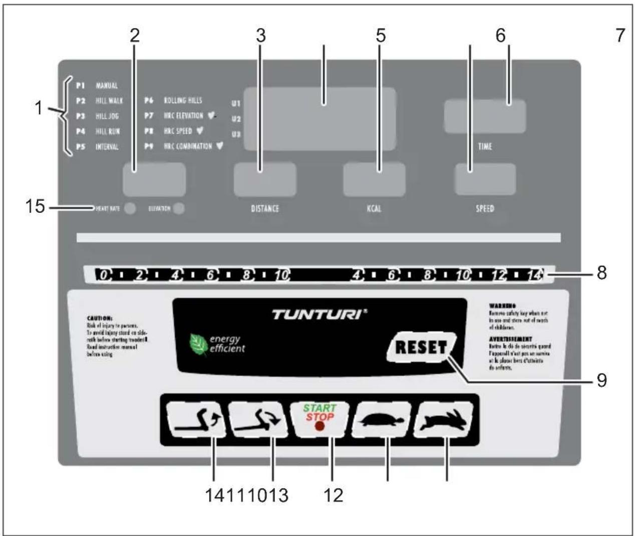 TUNTURI Pure Run 4.0 - Console - 1