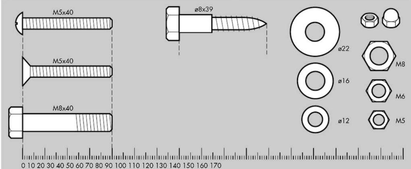 KETTLER Marathon TX5 - Messhilfe fur Verschraubungsmaterial - 1