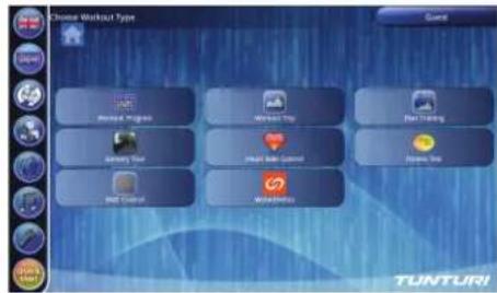 TUNTURI Pure F 8.1 - Programma's - 2