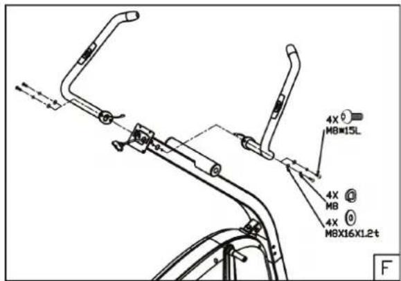 TUNTURI Pure F 8.1 - Assemblage étape F - 1