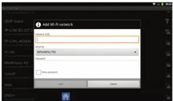TUNTURI Pure F 8.1 - Wi-Fi-networkken: - 2