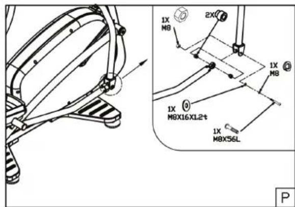 TUNTURI Pure F 8.1 - Assembly step P - 1