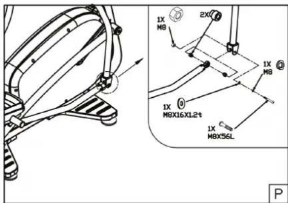 TUNTURI Pure F 10.1 - Assembly step P - 1