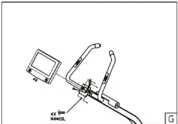 TUNTURI Pure F 10.1 - Assembly step G - 1