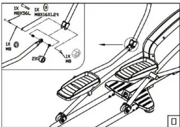 TUNTURI Pure F 10.1 - Assembly step O - 1